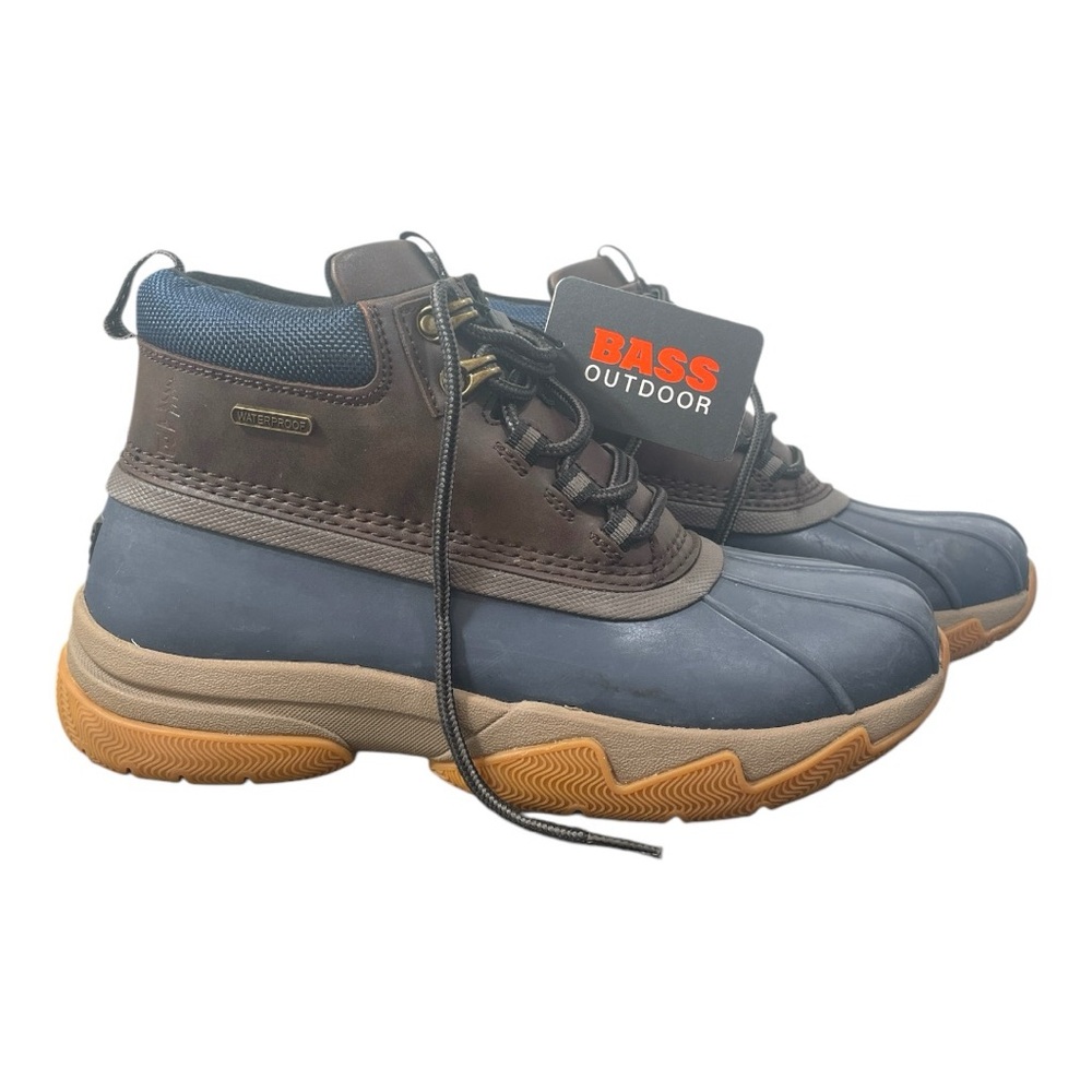 G.H Bass Outdoor Field Duck Mid Boots lace up 🥾 US 8M Navy Blue NWOB